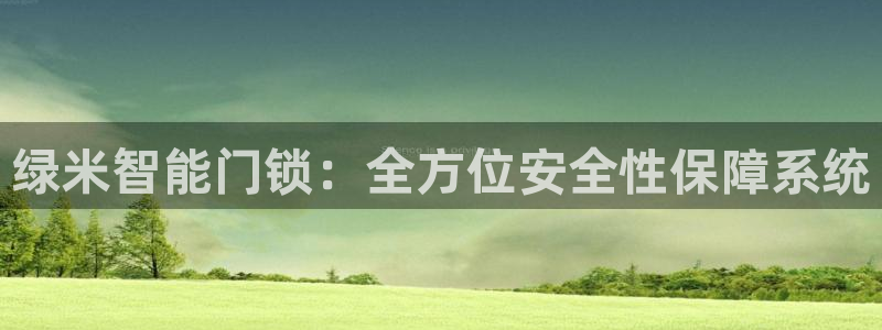 富联娱乐首页网站登录：绿米智能门锁：全方位安全性保障系统