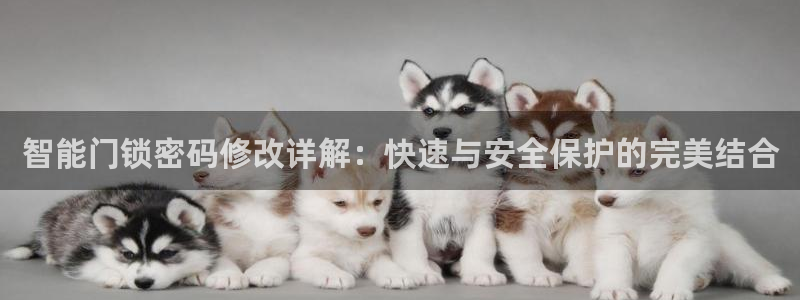 富联娱乐app更新版本：智能门锁密码修改详解：快速与安全保护