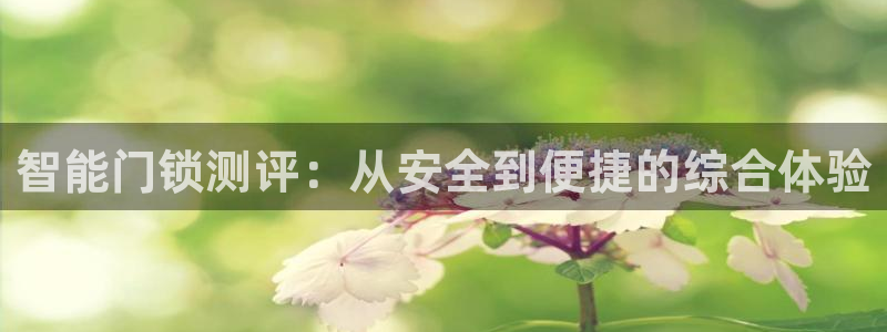 富联娱乐代理怎么做：智能门锁测评：从安全到便捷的综合体验