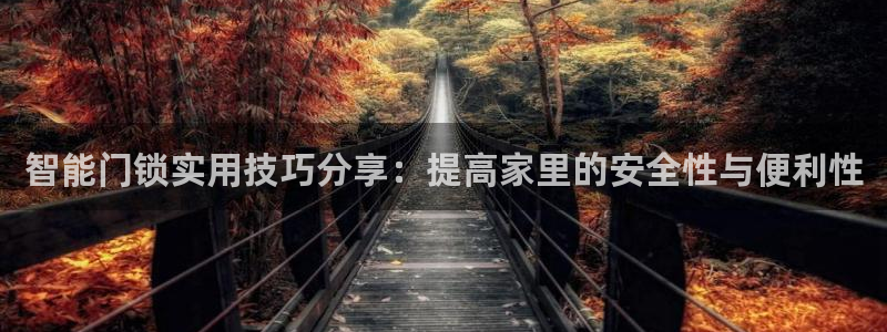 富联娱乐乃67OO6：智能门锁实用技巧分享：提高家里的安全性