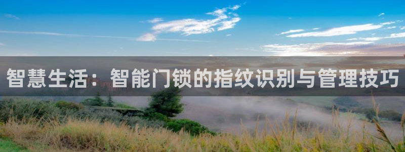 富联娱乐招商形判官333OO：智慧生活：智能门锁的指纹识别与