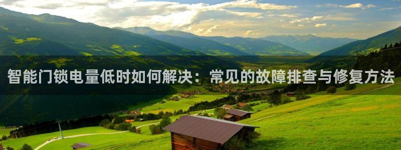 富联娱乐在线网站登录：智能门锁电量低时如何解决：常见的故障排