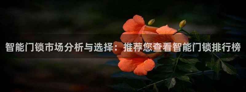富联娱乐怎么样知乎账号：智能门锁市场分析与选择：推荐您查看智