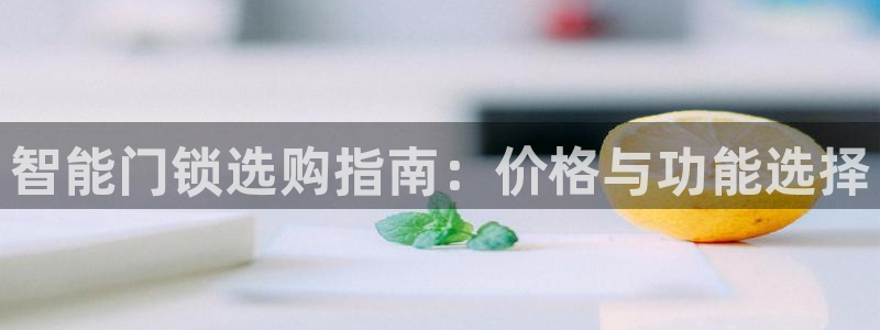 富联娱乐招商杂判官333OO：智能门锁选购指南：价格与功能选