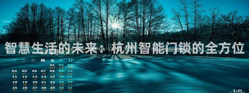 富联娱乐注册社判官333OO：智慧生活的未来：杭州智能门锁的