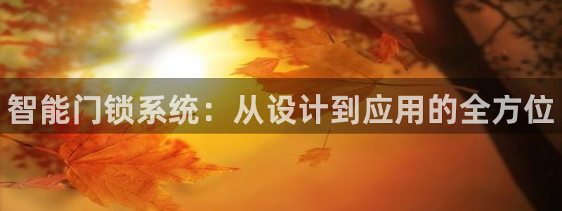 富联娱乐了67OO6：智能门锁系统：从设计到应用的全方位