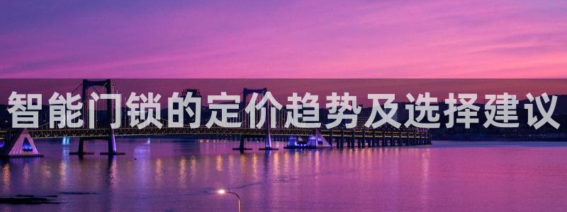 富联娱乐主管：智能门锁的定价趋势及选择建议