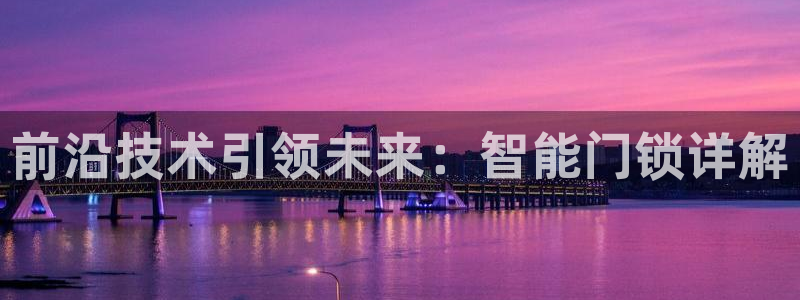 富联娱乐主管：前沿技术引领未来：智能门锁详解